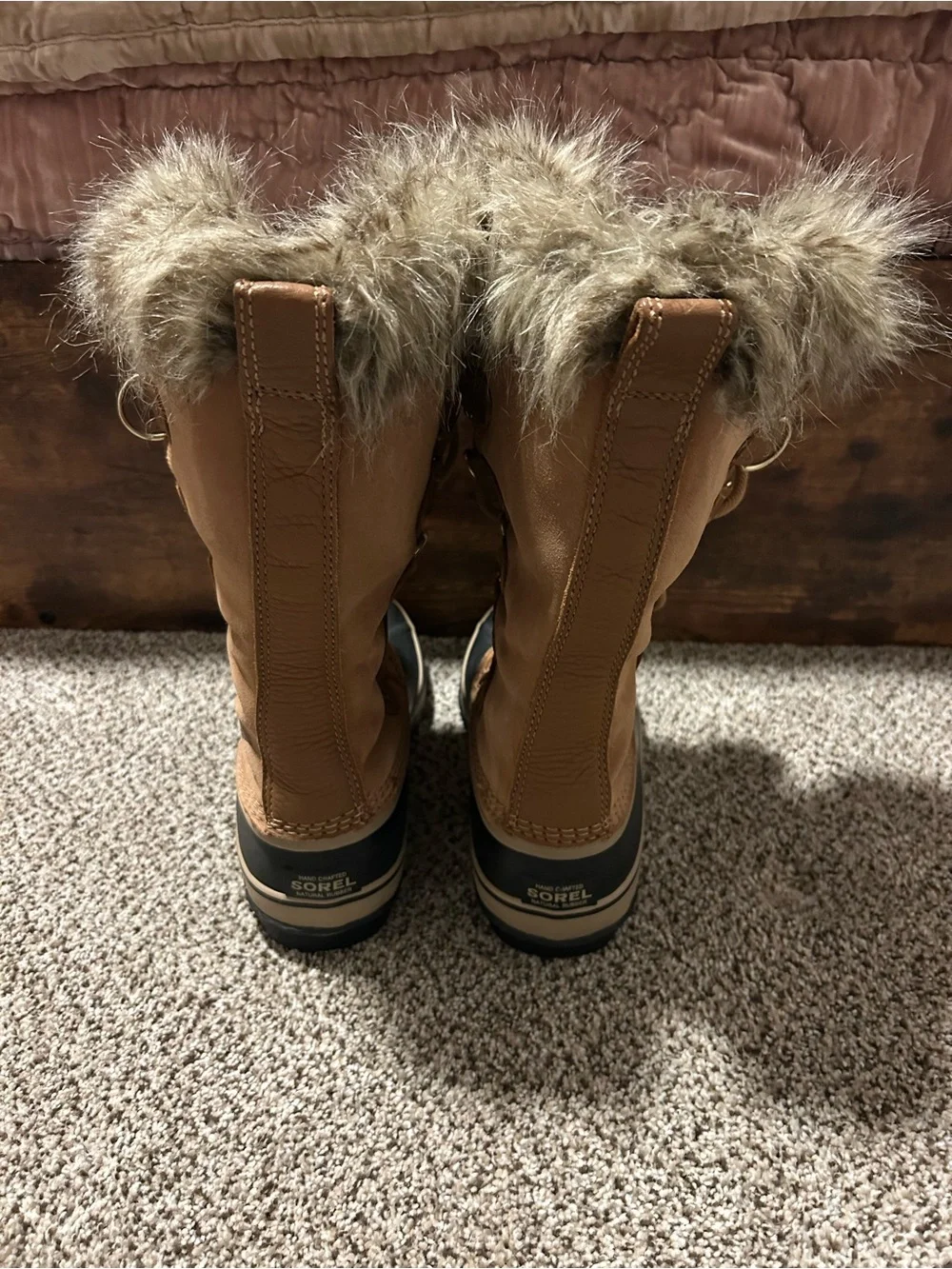 Sorel Brown | Lace-Up Waterproof Winter Boots | Insulated | Tan + Black